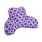 Majestic Home Goods Decorative Purple Links Reading Pillow